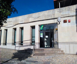 Pequeño incendio en la oficina de la Seguridad Social de Alhama