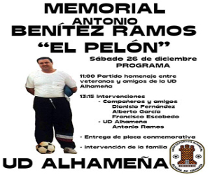 Memorial Antonio Benítez Ramos 'El Pelón', este sábado a las 11 horas en el campo de fútbol de 'La Joya'