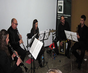 Concierto en el CIAG del Alhama Wind Quartet conmemorativo del terremoto de Alhama de 1884