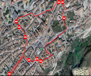 Cortes de calles y emplazamiento de Protección Civil con motivo del Domingo de Piñata