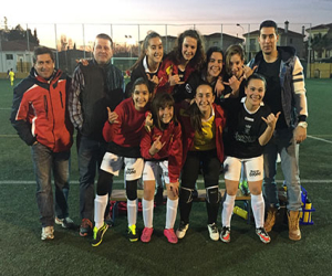 La UD Alhameña cadete femenino consigue el título de liga tras una gran victoria en Cúllar Vega