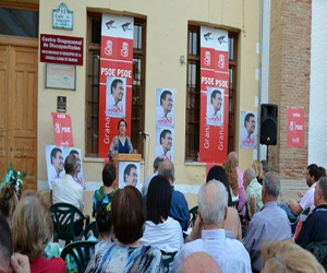 Campaña electoral mínima y solapada por la feria en Alhama