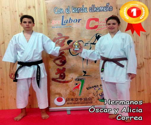 Primer campeonato de karate entre hermanos