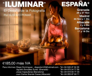 Del 26 al 28 de este mes tendrá lugar un curso de fotografía avanzada en Alhama