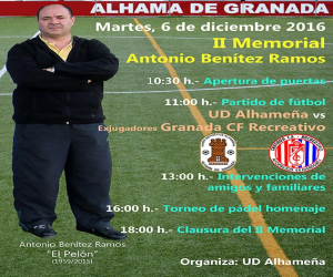 II Memorial Antonio Benítez Ramos, "El Pelón"