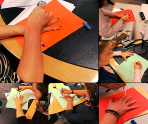 Manos para un árbol; "el apoyo de todos consigue un resultado más rico"