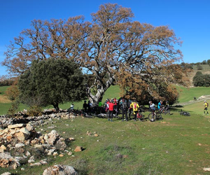Tras dos aplazamientos por razones climatológicas al fin se pudo realizar la ruta de bicicleta de montaña