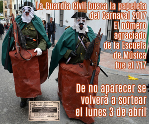 Sigue sin aparecer el número agraciado del sorteo del cajón de Carnaval