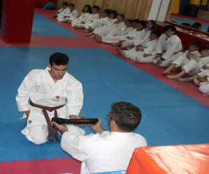 Eloy Ruiz, de Arenas del Rey, ‘cinturón negro’ de karate 