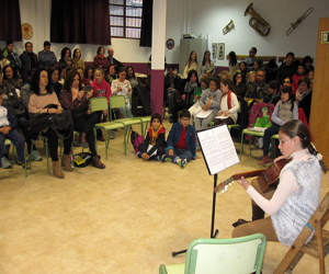 Los alumnos de la EMAG mostraron su nivel en una nueva audición