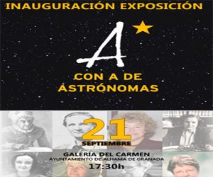 Exposición “Con A de Astrónomas”