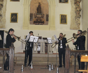 Noche de trombones en la iglesia del Carmen