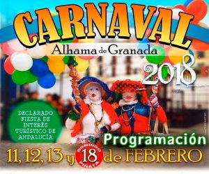Programación del Carnaval 2018 de Alhama