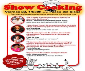 Este viernes, 22 de junio, show cooking de productos de la comarca