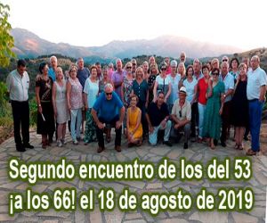 Segundo encuentro de los nacidos en el 1953, ¡ya con 66!