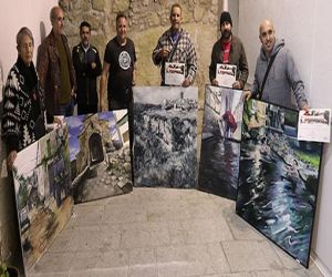 Pedro Iglesias Asuar, ganador del primer premio del VIII Certamen de Pintura Rápida “Ciudad de Alhama”