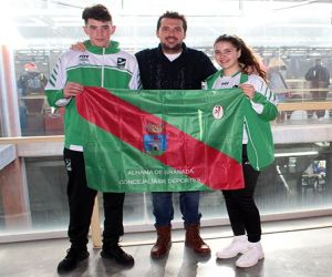 Dos de nuestros karatecas en el campeonato de España, donde Andalucía fue primera en medallas