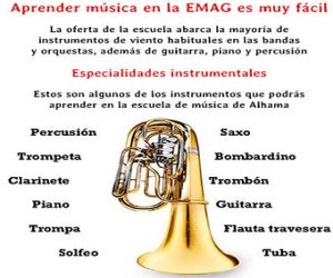 Se pone en marcha el nuevo curso de la escuela de música de Alhama