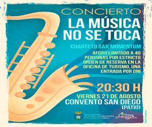 Música de cámara el viernes 21 de agosto en el patio del convento de San Diego