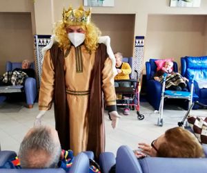 La ilusión también llegó a los mayores de la residencia