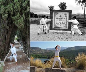 El karate reivindicativo de la comarca Alhama-Temple y de sus espectaculares parajes naturales
