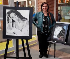 La artista alhameña Irene Orihuela expone en Málaga