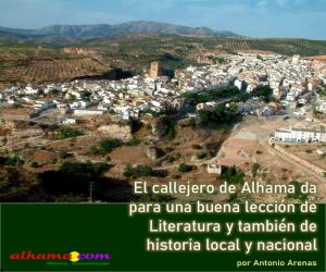 Rutas histórico-literarias por las calles de Alhama