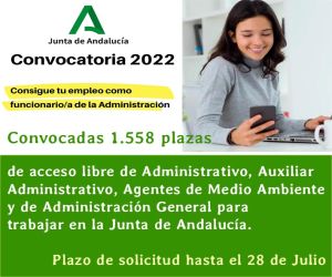 Si quieres trabajar como Auxiliar Administrativo, Administrativo o Agente de Medio Ambiente en la Junta de Andalucía, esta puede ser tu oportunidad