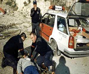 Formación de los voluntarios de Protección Civil de Alhama