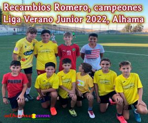 Recambios Romero se hace con la Liga de Verano Junior 2022