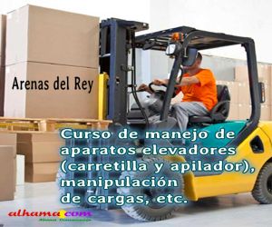 Abierto el plazo para la inscripción al curso de manejo de aparatos elevadores en Arenas del Rey