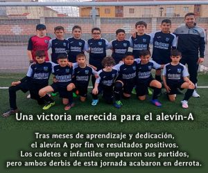 Una victoria merecida para el alevín-A
