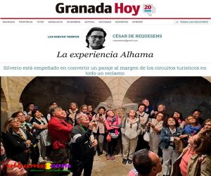La forma peculiar y personal de descubrir Alhama de Silverio Gálvez, en la prensa provincial