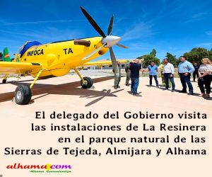 El delegado del Gobierno visita las instalaciones de La Resinera en el parque natural de las Sierras de Tejeda, Almijara y Alhama