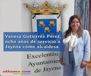 Vanesa Gutiérrez Pérez ocho años de servicio público a Jayena como alcaldesa