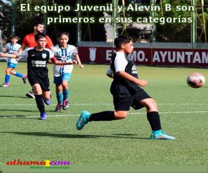 El equipo Juvenil y Alevín B son primeros en sus categorías