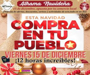 Este viernes 15 de diciembre apuesta por el comercio local, con 12 horas increíbles
