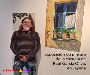 Exposición de pintura de la escuela de Raúl García Oliva, en Jayena