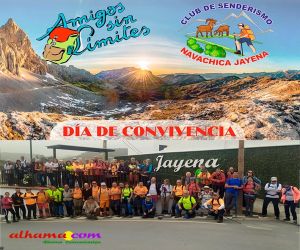 Encuentro entre el ‘Club de Senderismo Navachica’, de Jayena y el ‘Club 10 Amigos Sin Límite’, de Motril