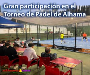 Gran participación en el Torneo de Pádel de Alhama