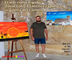 El arte como legado: David Correa Sánchez expone en la galería del Carmen