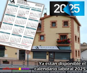 Ya está disponible el calendario laboral 2025