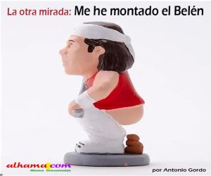 Intentaba poner el Belén, pero resulta que me lo he montado