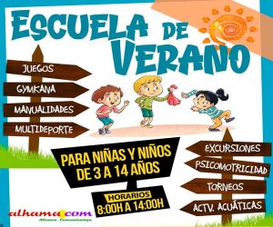 Abierta la inscripción para la Escuela de Verano 2025 en Alhama de Granada