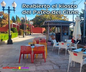 Reabierto el kiosco del Paseo del Cisne