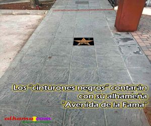 Los “cinturones negros” contarán con su alhameña "Avenida de la Fama"