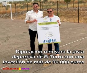 Diputación renovará la pista deportiva de El Turro con una inversión de más de 90.000 euros