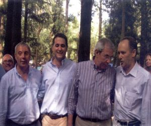Intensa actividad del alcalde de Alhama en Galicia