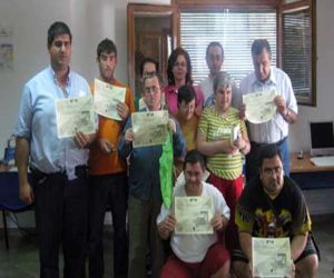 El centro Guadalinfo clausura el curso de informática para discapacitados