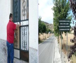Gamberros inutilizan con pegamento las cerraduras de la mitad de las casas de Agrón